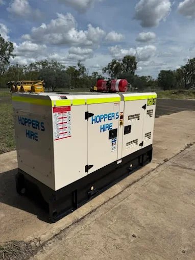 Medium diesel generator hire 100kVA to 500kVA mining Queensland