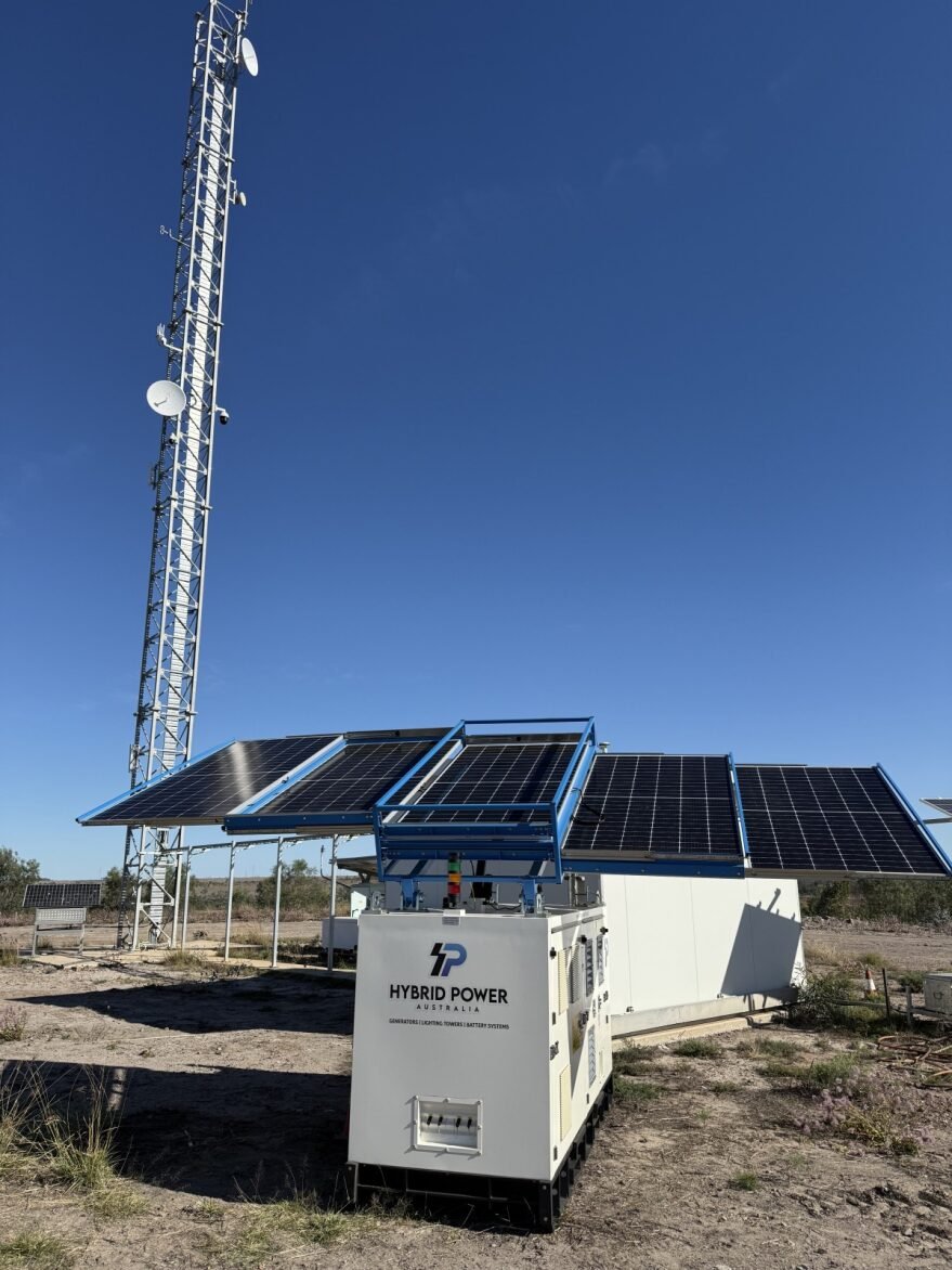 Hybrid generator hire unit Queensland mine site energy management